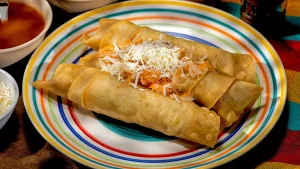 Preparing Chicken Tacos Honduran style